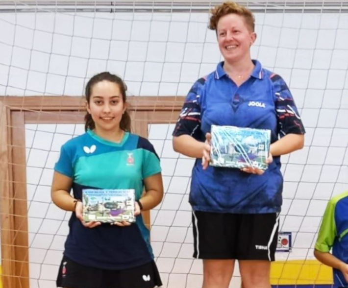 Mercedes Rubiño, subcampeona de Top Mujer Andaluz de Tenis de Mesa